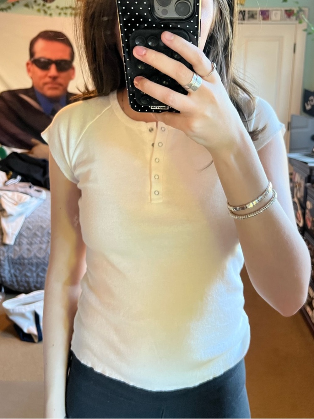 White tee